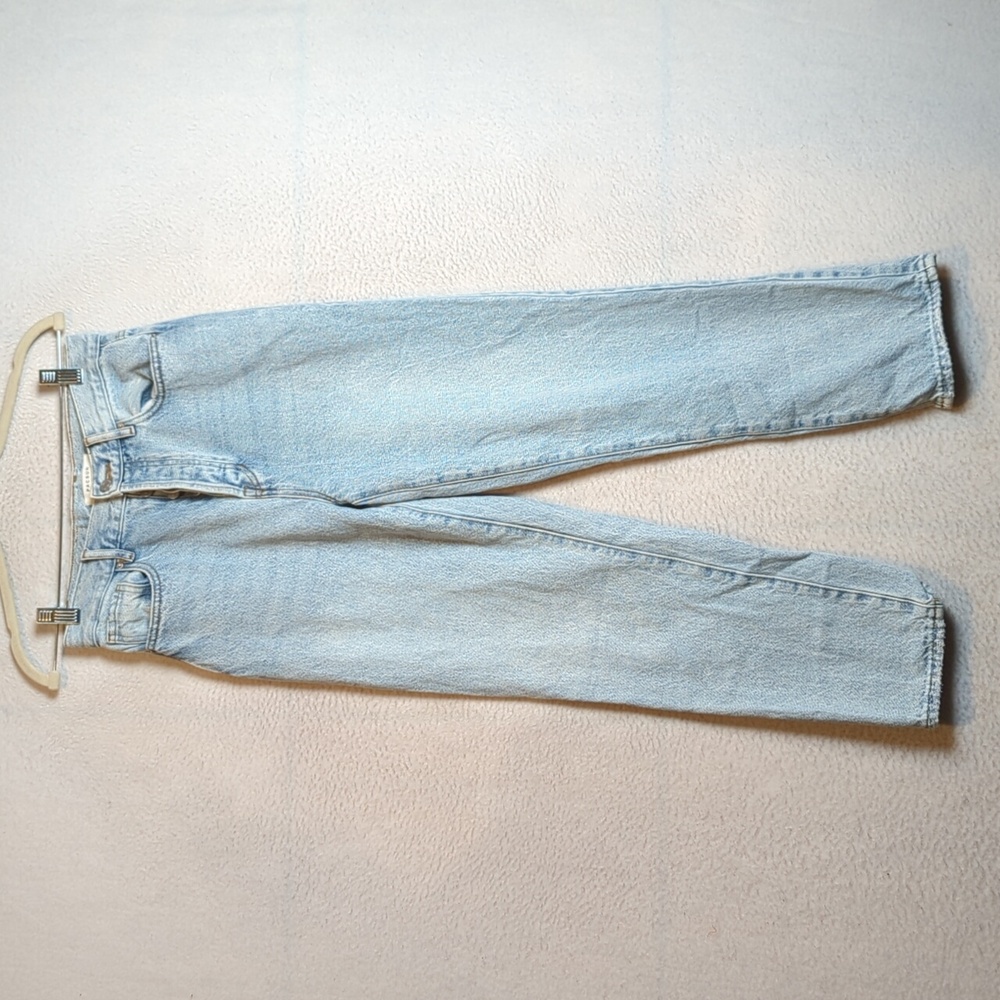Pacsun Women's High Rise Straight Leg Button Fly Denim Mom Jeans Waist 26